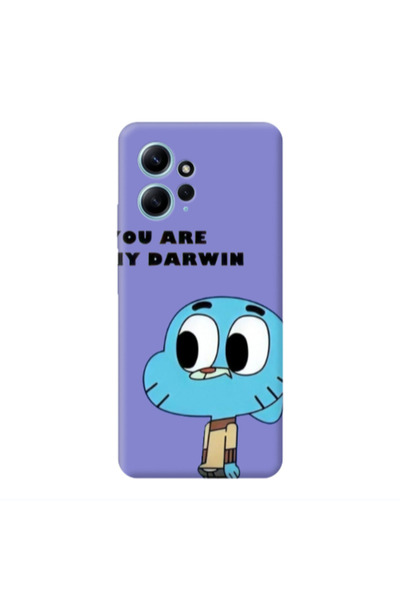 Other Xiaomi Redmi Note 12 4G You are my darwin Purple Colored Silicone TPU Θήκη