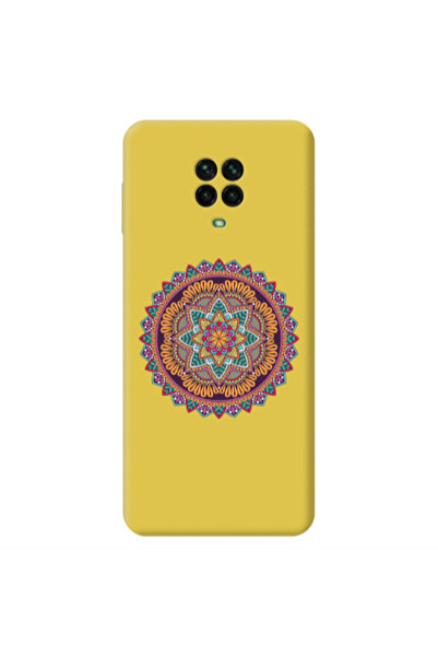 Other Xiaomi Redmi Note 9 Pro Mandala D102 Yellow Colored Silicone TPU Θήκη