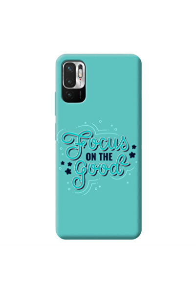 Other Xiaomi Redmi Note 10 Pro 5G Focus On The Good Turquoise Colored Silicon...