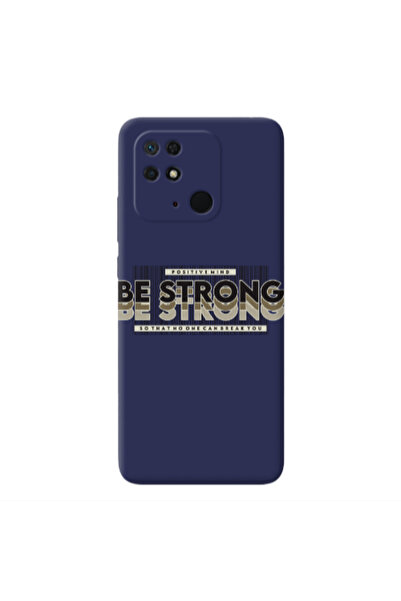 Other Xiaomi Redmi 10C Positivemind Dark blue Colored Silicone TPU Θήκη