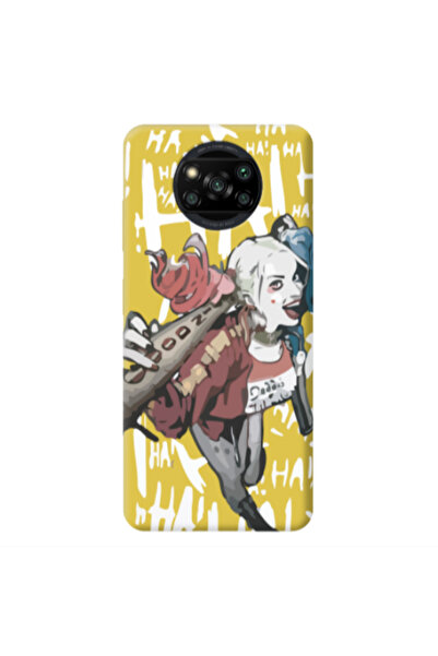 Other Xiaomi Poco X3 /X3 Pro Ha Ha Ha Yellow Colored Silicone TPU Θήκη