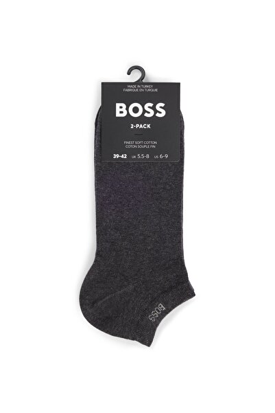 BOSS Flexible Fabric Ankle Length Socks 2-Pack