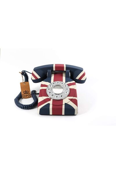 GPO Retro - Vintage Push Button Telephone, British Art-Deco Classic, Nostalgi...