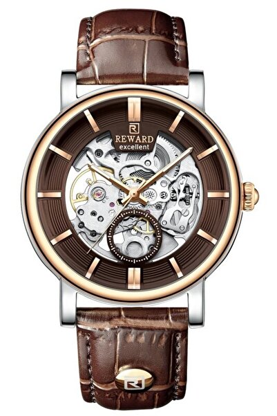 Reward Rd334021M Automatic Men's Wristwatch with Leather Strap