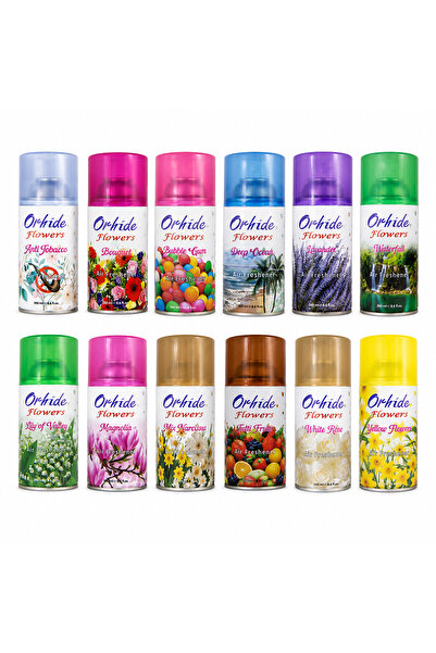 Orhide Flowers Set 12 Rezerve Odorizant Cameră – Prospețime de lungă durată p...