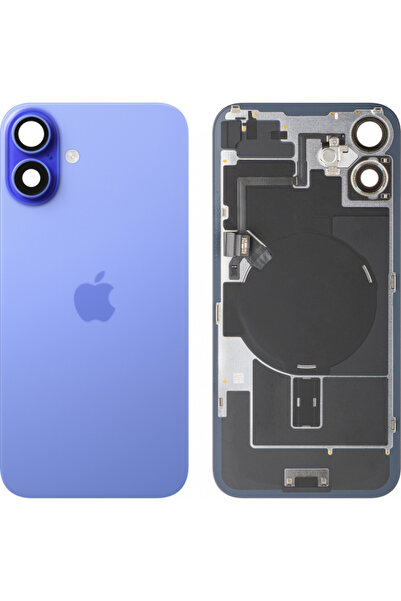Apple Капак за батерия за iPhone 16 Plus, Син (ултрамарин), Суап