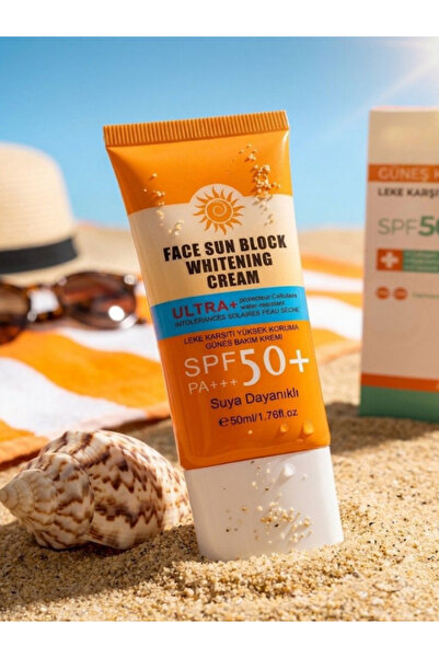 YURISH SPF 50+ Leke Karşıtı ve Beyazlatıcı Yüz Güneş Kremi 50 ml - Suya Dayanıklı PA+++