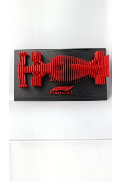 Formula 1 (F1) Kabartmalı Araç Figürü
