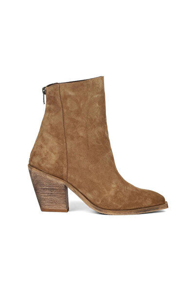 BUENO Tan Suede Women's Heeled Boots