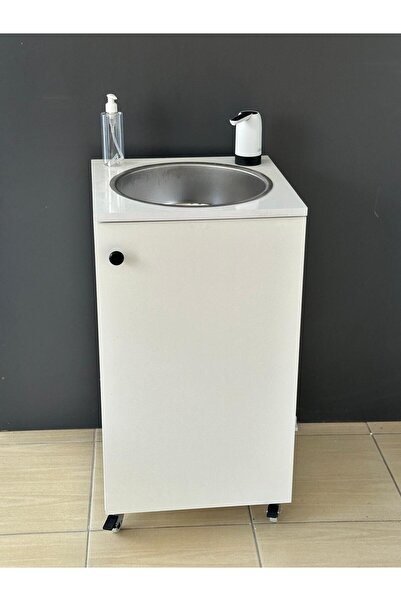 BAŞARI MEDİKAL TEKERLEKİ TAŞINABİLİR 10 LİTRELİK SEYYAR LAVABO
