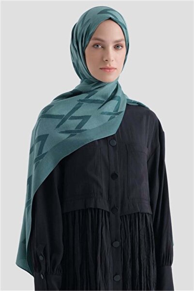 Armine Lyocell Naia Zikzak Desen Şal 1- 27