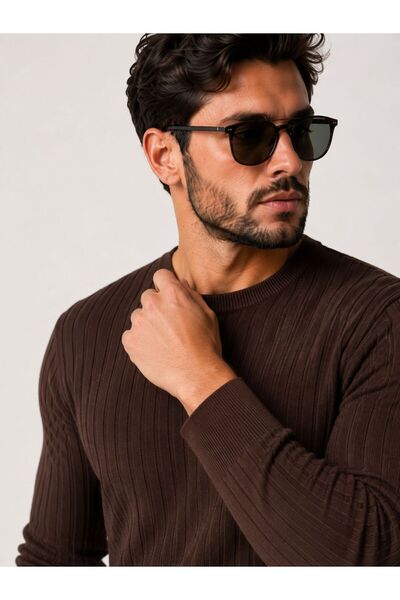 ModaYaren Premium Circular Neck Terry Knit Sweater