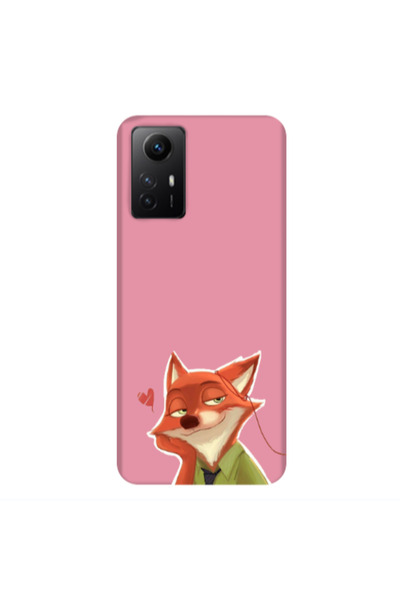 Other Xiaomi Redmi Note 12s Valentines 15 Pink Colored Silicone TPU Θήκη