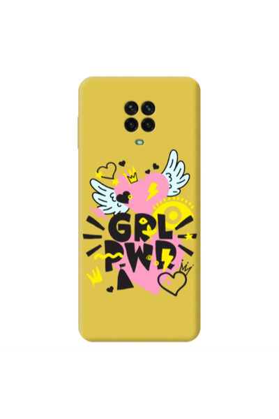 Other Xiaomi Redmi Note 9 Pro Grl Pwr Yellow Colored Silicone TPU Θήκη