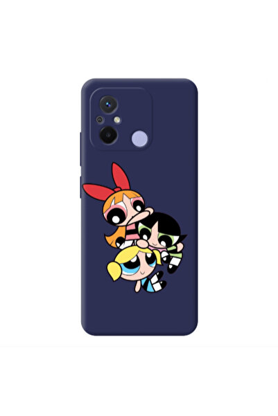 Other Xiaomi Redmi 12C Powerpuff Dark blue Colored Silicone TPU Θήκη