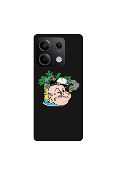 Other Xiaomi Redmi Note 13Pro 5G Popeye Black Colored Silicone TPU Θήκη