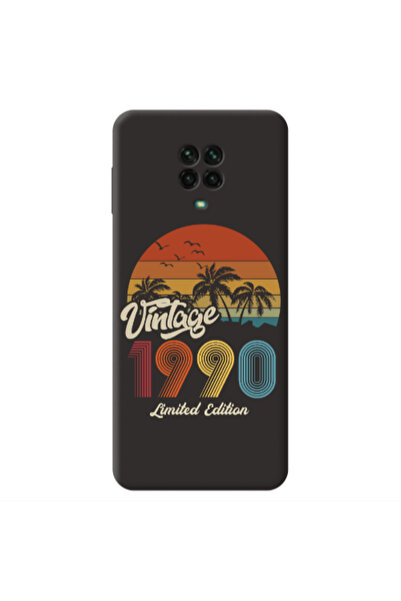 Other Xiaomi Redmi Note 9 Pro Vintage Black Colored Silicone TPU Θήκη