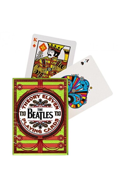 Theory11 Set de carti de joc The Beatles, 52 carti + 2 jokeri, 63,5x88,9mm, v...