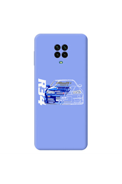 Other Xiaomi Redmi Note 9 Pro Blue R34 Light Purple Colored Silicone TPU Θήκη