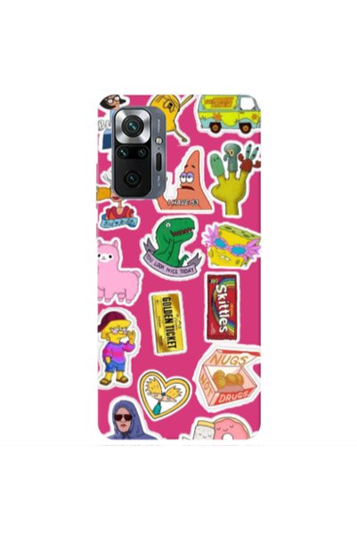 Other Xiaomi Redmi Note 10 Pro 4G best cartoons Fuchsia Colored Silicone TPU ...