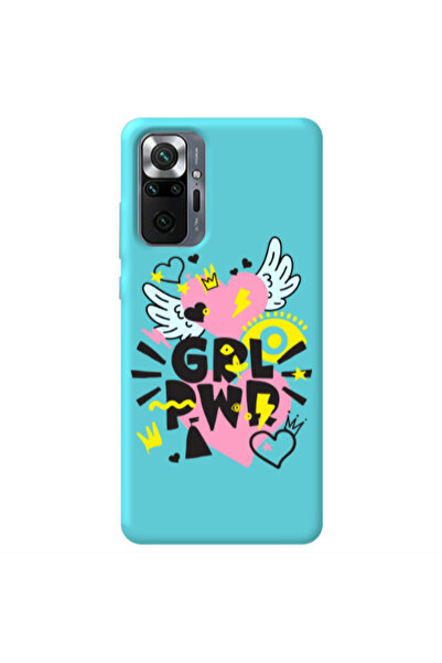Other Xiaomi Redmi Note 10 Pro 4G Grl Pwr Turquoise Colored Silicone TPU Θήκη