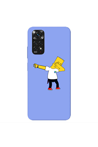 Other Xiaomi Redmi Note 11 4G Simpsons2 Light Purple Colored Silicone TPU Θήκη