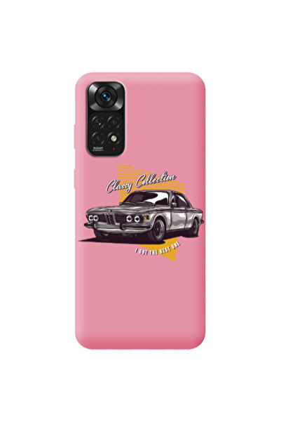 Other Xiaomi Redmi Note 11 4G Classy Collection Pink Colored Silicone TPU Θήκη