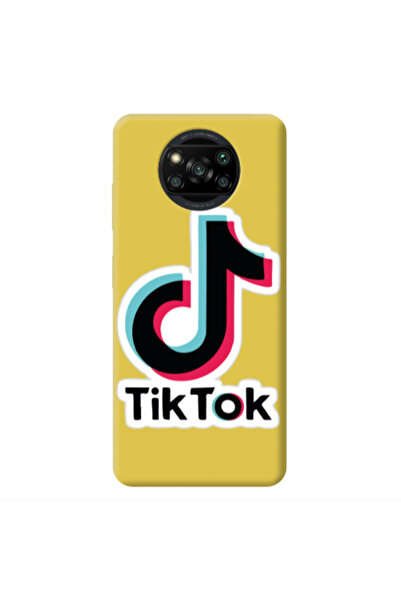 Other Xiaomi Poco X3 /X3 Pro Tik Tok Yellow Colored Silicone TPU Θήκη