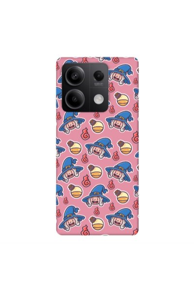 Other Xiaomi Redmi Note 13 5G Sweet Witch Pink Colored Silicone TPU Θήκη