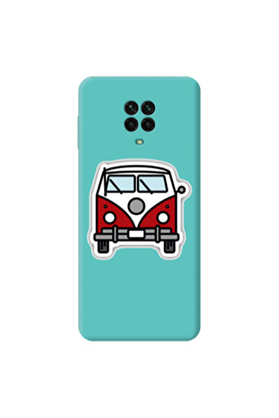 Other Xiaomi Redmi Note 9 Pro Minibus Turquoise Colored Silicone TPU Θήκη