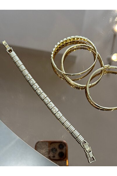 Generic Brand Stone-Encrusted Bracelet