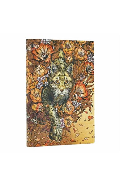 Paperblanks Caiet cu copertă moale Lynx Rising Art 13x18 cu linii FB1361-8