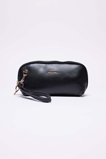PAULMARK Women's Faux Leather Portfolio Bag with Metal Logo