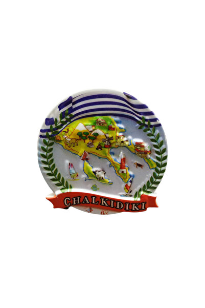 Tradesor Tουριστικό μαγνητάκι Souvenir - Σετ 12pcs - Resin Magnet - Chalkidik...