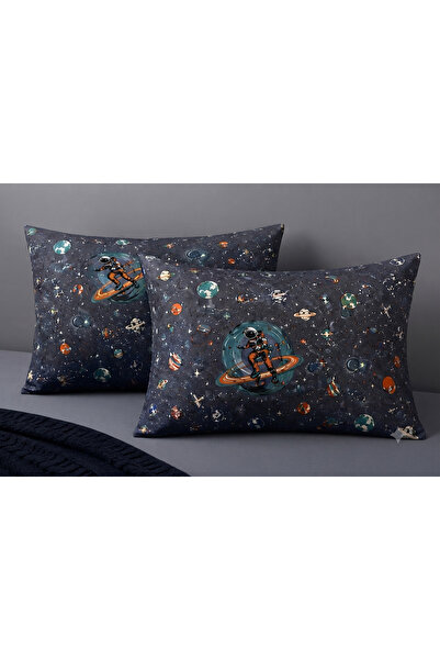 Belsina Home Organik Pamuklu | Desenli | Fermuarlı | 2 Adet Yastık Kılıfı | 5...