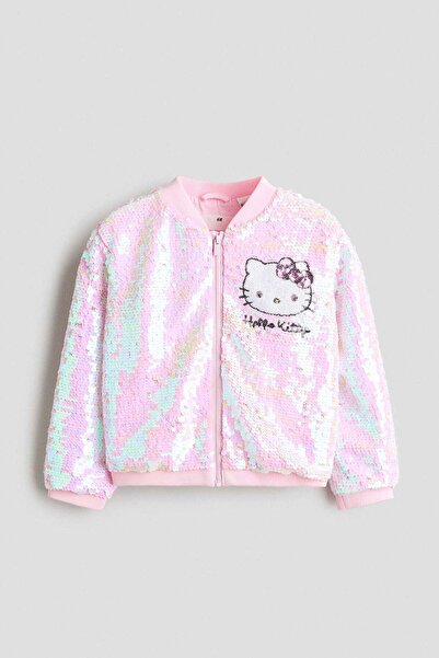 H&M Sequined bomber jacket