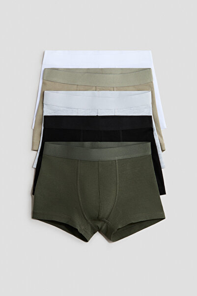 H&M 5'li Pamuklu Boxer Şort