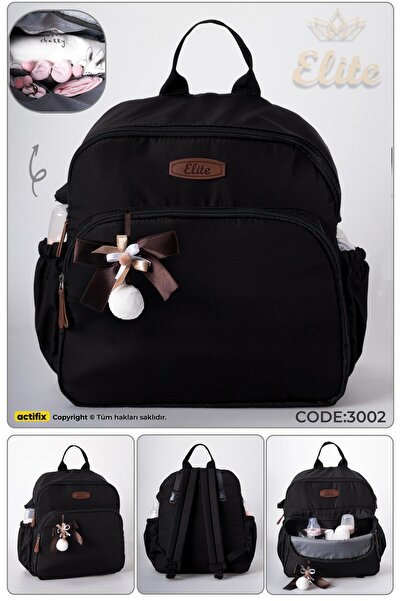 ELITE by Seba Melody Black Mother Baby Care Bag