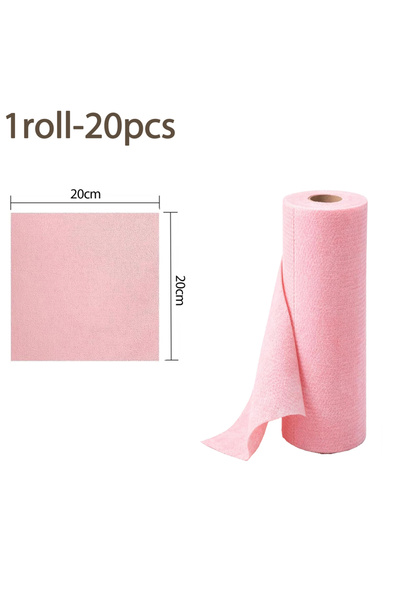 Choice1 1 roll-20pcs 20/50 pcs Reusable Microfiber Cleaning Cloths Kitchen To...