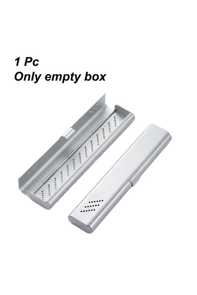 Choice silver color 1 Pc Empty Aluminum Toothbrush Travel Case, Portable Trav...
