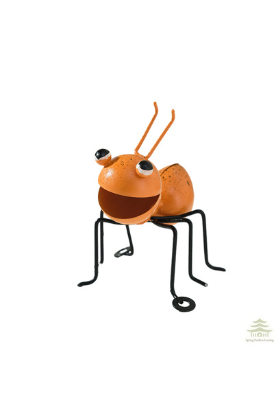 Choice Orange Cute Ant Statue Garden Decor Figure Stand - Ant for Outdoor Yar...
