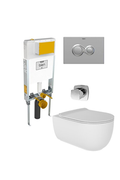 bien banyo BİEN GÖMME REZERVUAR+BİEN VOKHA ASMA KLOZET TAM SET