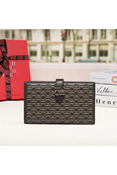 Choice10 CA8-C13-COFFEE CH Luxury Brand Spring Fashion Women's Wallet Large C...