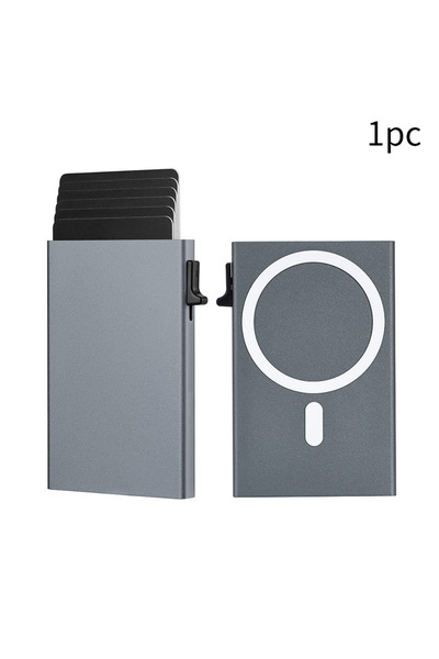 Choice4 Gray 2026 RFID Protection Magnetic Suction Card Holder Men Women Fash...