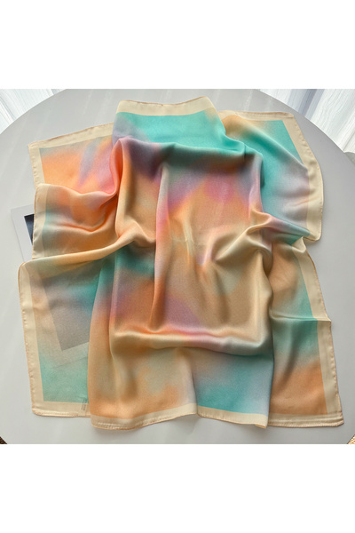 choice2 وشاح مربع فاخر FJ1211-5-Color2 للنساء، حجاب أنيق للسيدات، وشاح ناعم م...