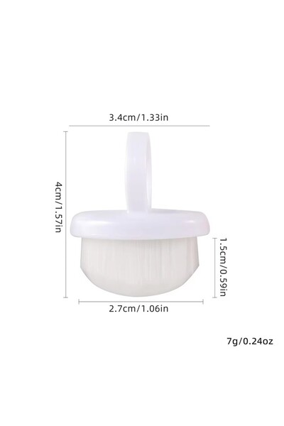 choice2 DUTRIEUX White Manicure Dust Clean Brush Finger Ring Duster Soft Hair...