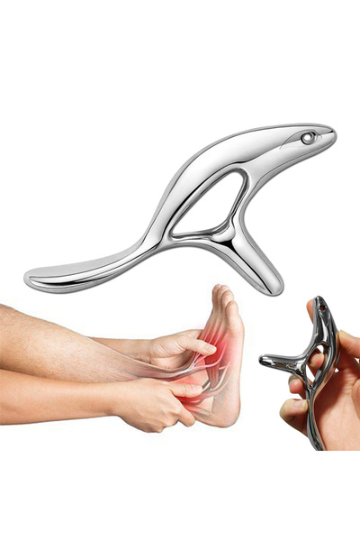Choice DUTRIEUX Silvery Triangle Trigger Point Massage Tool Metal Full Body P...
