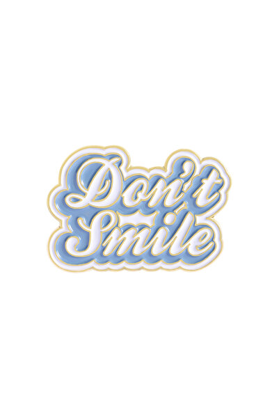 Choice3 QHXZ4932 Short And Sweet Enamel Pins Pop Music Singer Don't Smile Bro...
