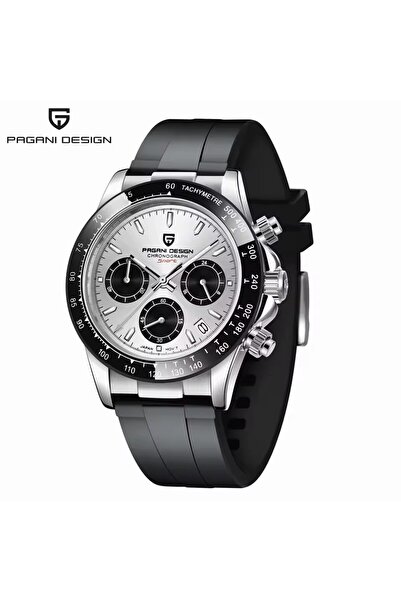 Choice11 Silver Black PAGANI DESIGN 1664 Luxury Automatic Mechanical Men's Wa...