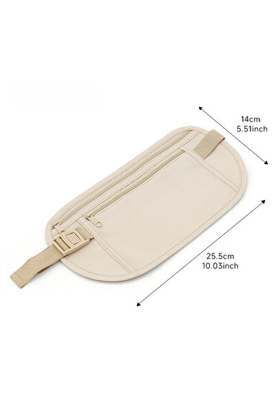 Choice1 Khaki 1-Piece Multifunctional Ultra-Thin Travel Phone Pouch Waterproo...